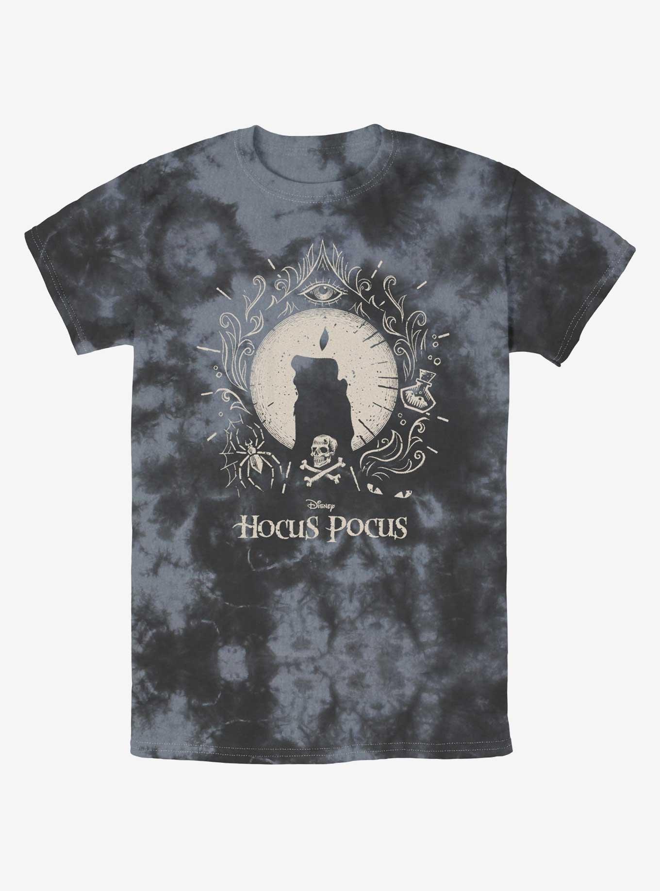 Disney Hocus Pocus Black Flame Tie-Dye T-Shirt, BLKCHAR, hi-res