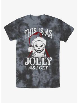 Disney The Nightmare Before Christmas Jolly Santa Jack Tie-Dye T-Shirt, , hi-res