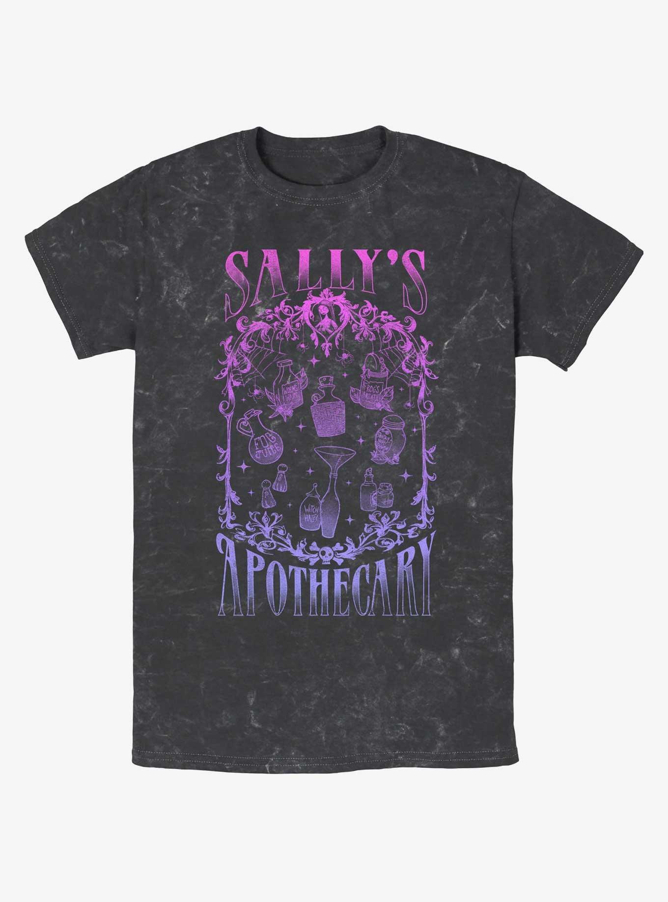 Disney The Nightmare Before Christmas Sally's Apothecary Mineral Wash T-Shirt, BLACK, hi-res