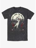 Disney The Nightmare Before Christmas Jack and Sally Love You To Death Mineral Wash T-Shirt, BLACK, hi-res