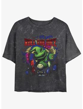 Disney The Nightmare Before Christmas Oogie Boogie Dice Mineral Wash Girls Crop T-Shirt, , hi-res