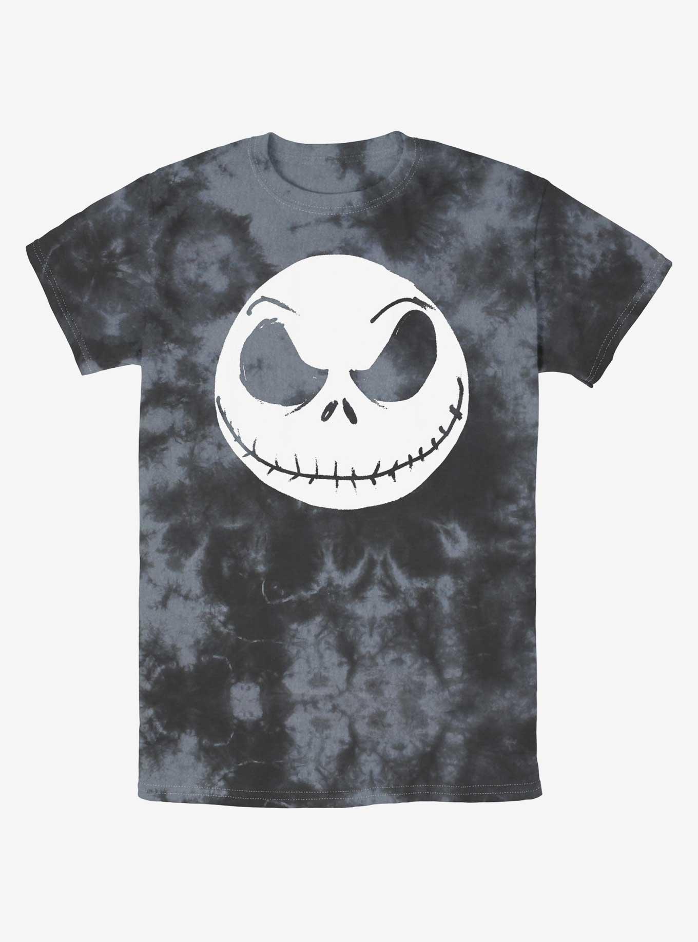 Disney The Nightmare Before Christmas Big Face Jack Tie-Dye T-Shirt