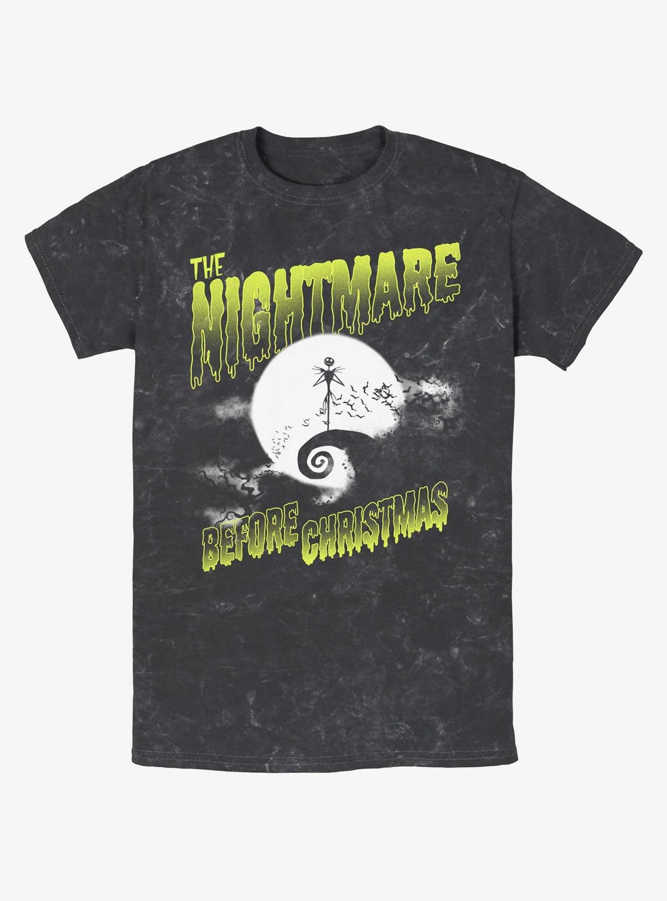 Disney The Nightmare Before Christmas Moonlit Jack Skellington Mineral Wash T-Shirt, , hi-res