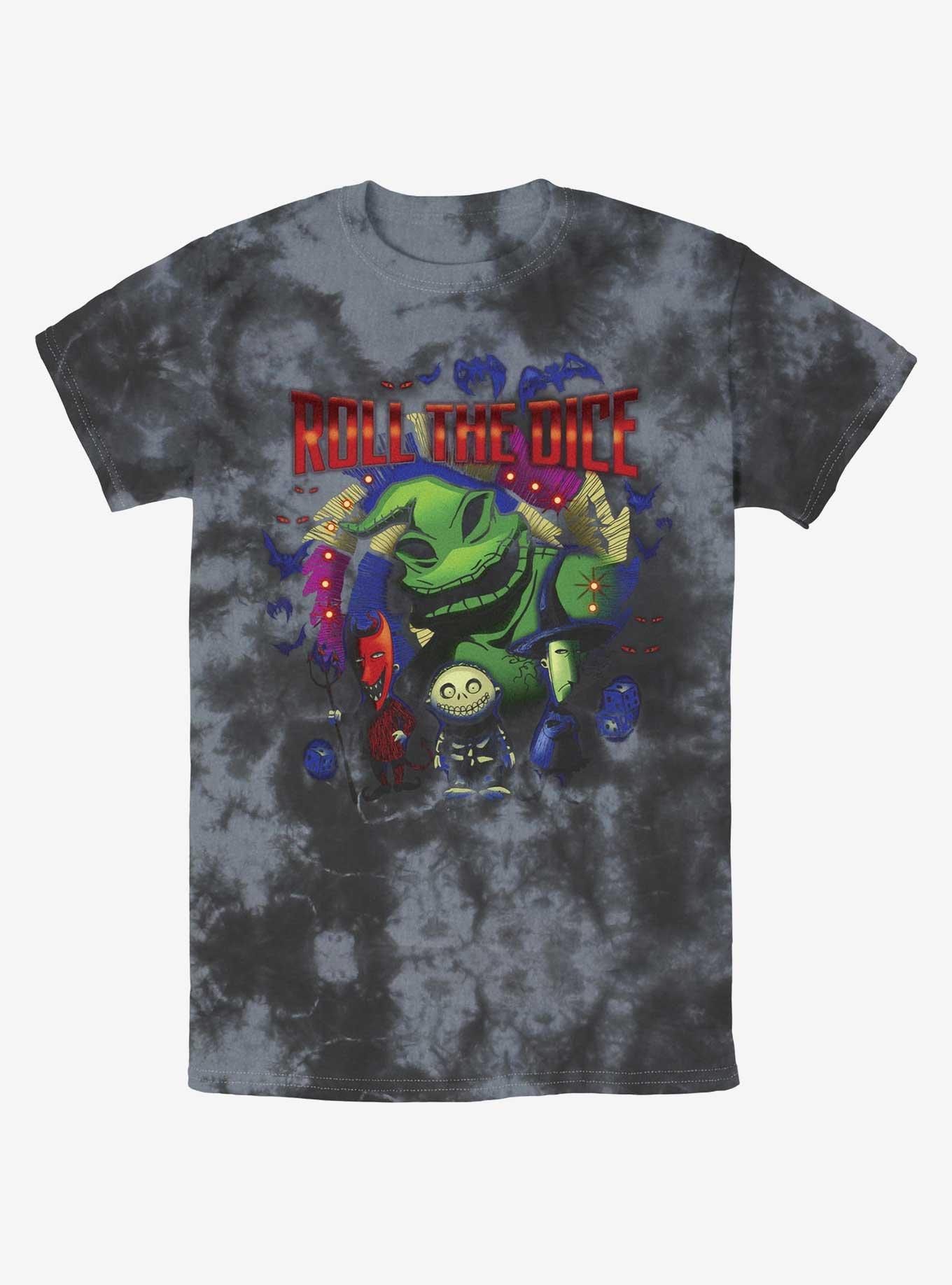 Disney The Nightmare Before Christmas Oogie Boogie Dice Tie-Dye T-Shirt, BLKCHAR, hi-res