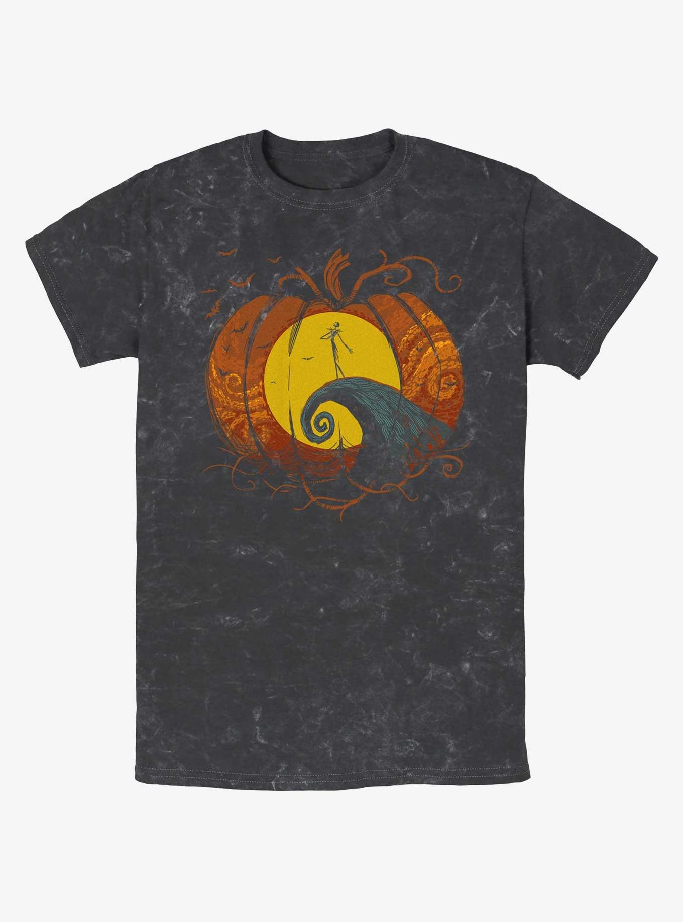 Disney The Nightmare Before Christmas Pumpkin King Lament Mineral Wash T-Shirt, , hi-res