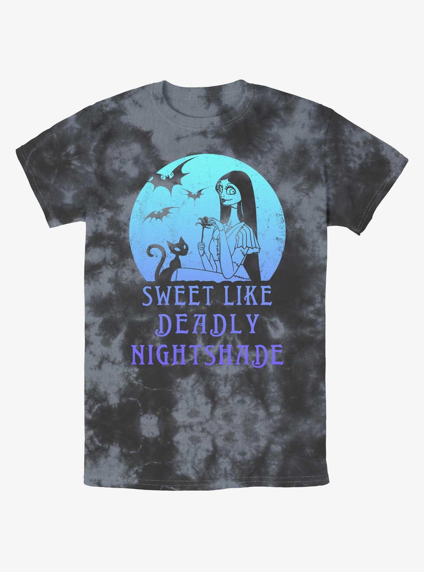 Disney The Nightmare Before Christmas Sally Sweet Like Deadly Nightshade Tie-Dye T-Shirt, BLKCHAR, hi-res