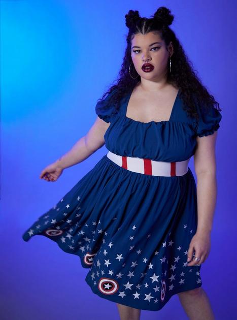 Plus size cheap captain america shirt