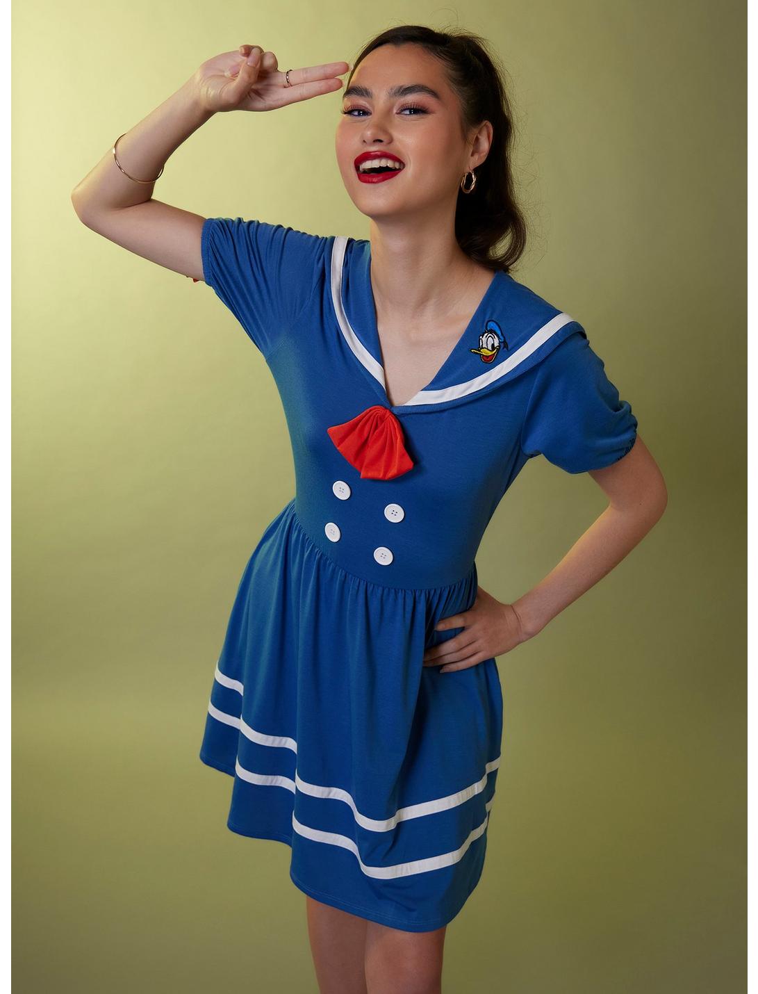 Her Universe Disney Donald Duck Sailor Dress, MULTI, hi-res