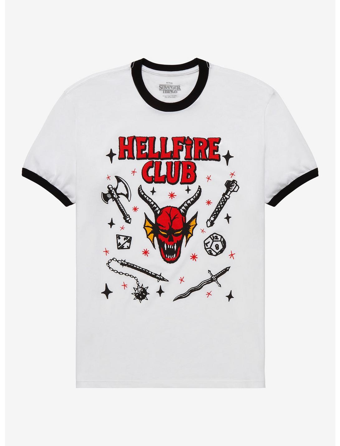 Stranger Things Hellfire Club Ringer T-Shirt, MULTI, hi-res