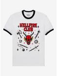 Stranger Things Hellfire Club Ringer T-Shirt, MULTI, hi-res