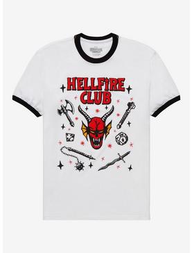 Stranger Things Hellfire Club Ringer T-Shirt, , hi-res