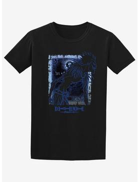 Plus Size Death Note Ryuk Blue Outline Boyfriend Fit Girls T-Shirt, , hi-res