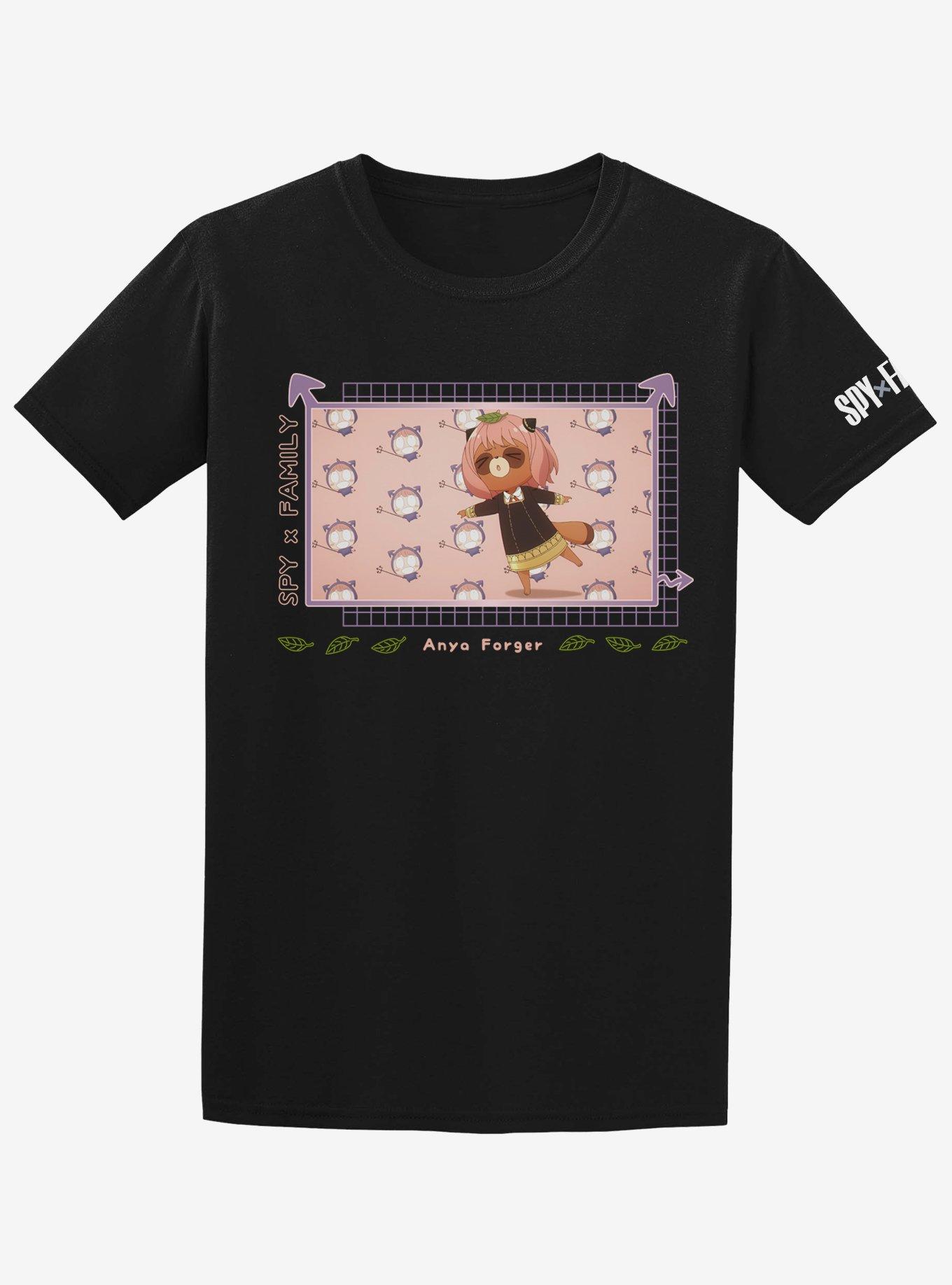 Spy X Family Tanuki Anya Boyfriend Fit Girls T-Shirt, MULTI, hi-res