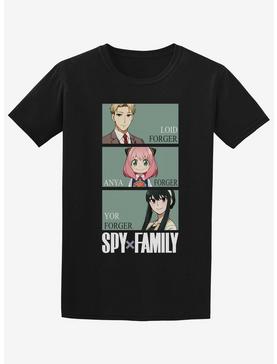Spy X Family Forger Family Panels Boyfriend Fit Girls T-Shirt, , hi-res