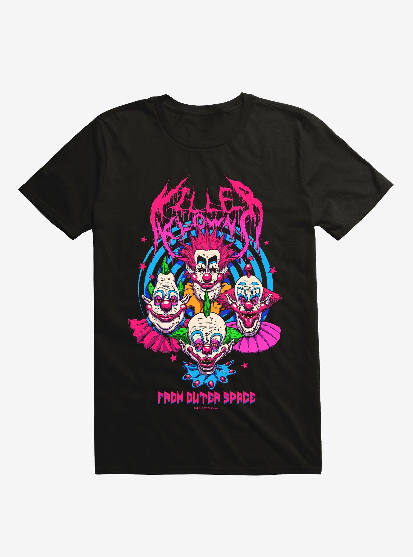 Killer Klowns From Outer Space Heavy Metal T-Shirt, BLACK, hi-res