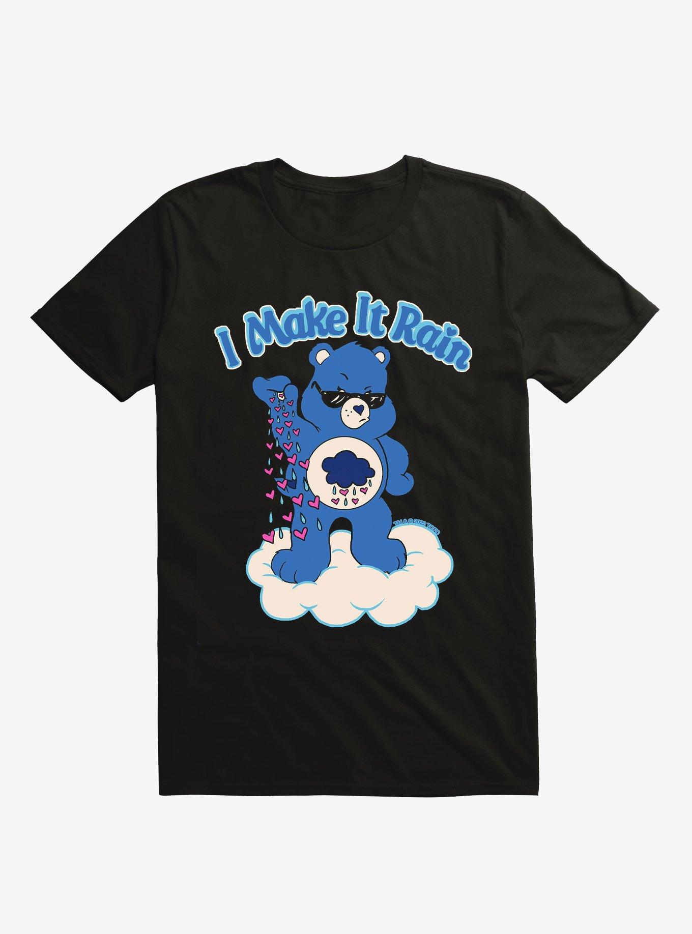 Care Bears Grumpy Bear I Make It Rain T-Shirt, BLACK, hi-res