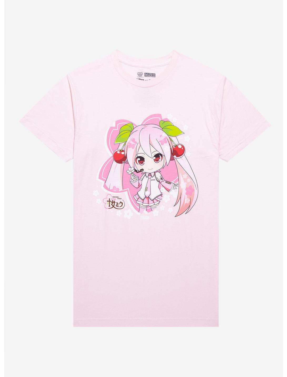 Hatsune Miku Nendoroid Sakura T-Shirt, PINK, hi-res