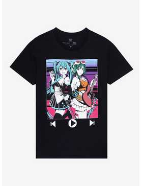 Hatsune Miku X GUMI Media Player T-Shirt By Hypo, , hi-res