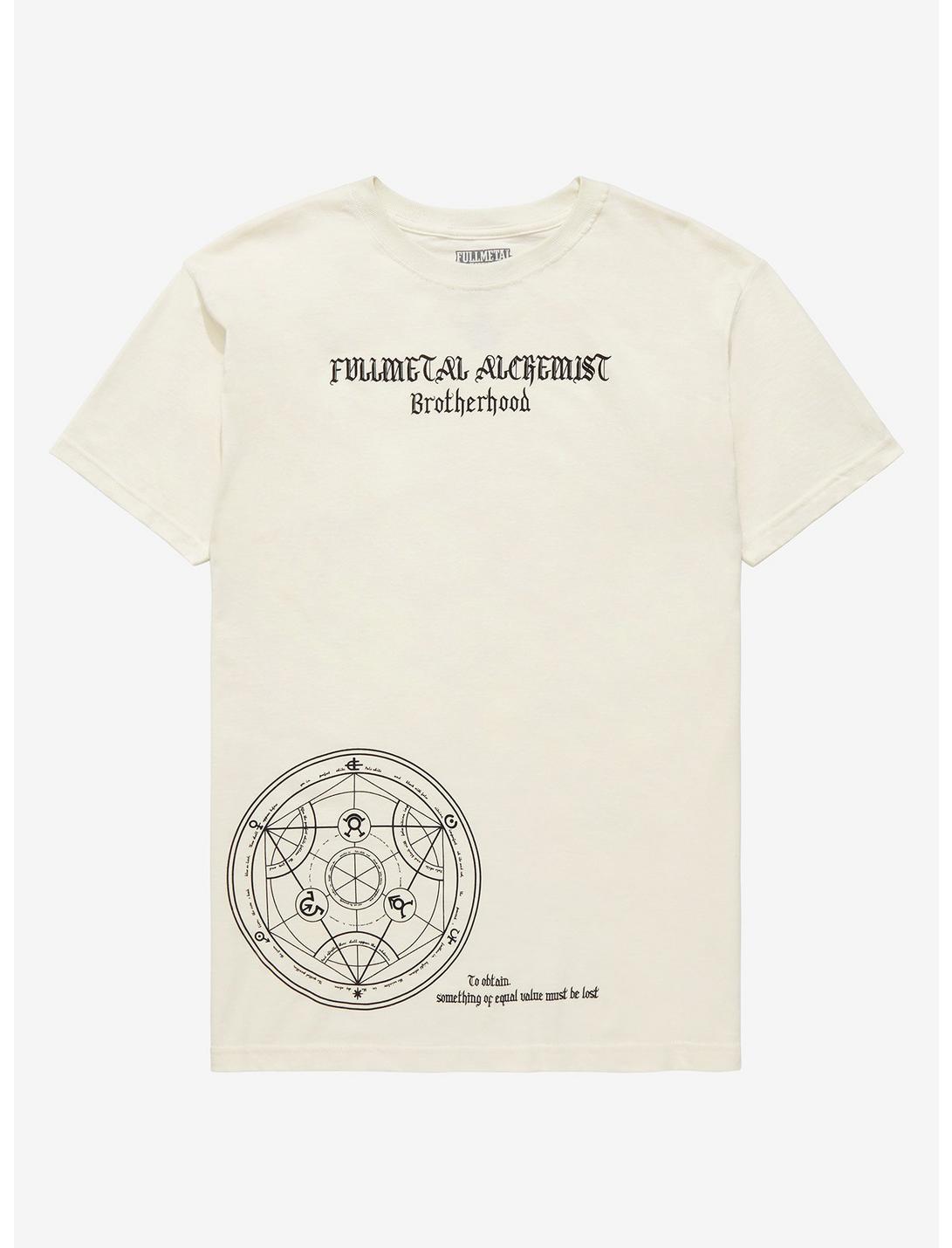 Fullmetal Alchemist: Brotherhood Transmutation Circle T-Shirt, BEIGE, hi-res