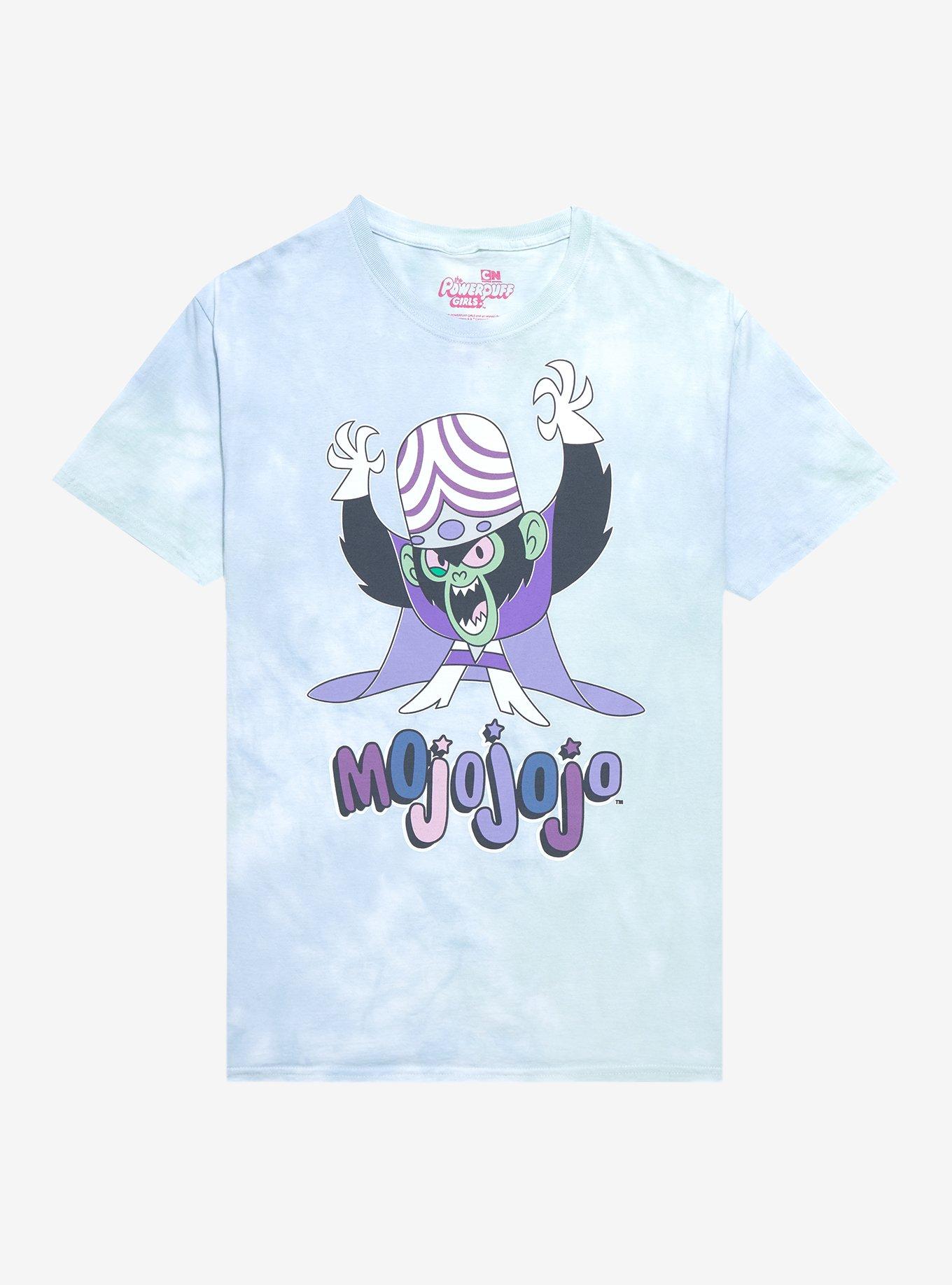The Powerpuff Girls Mojo Jojo Tie-Dye Boyfriend Fit Girls T-Shirt, MULTI, hi-res