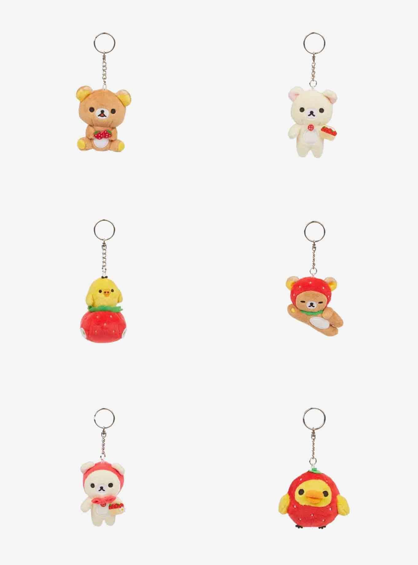 Rilakkuma Strawberry Blind Box Key Chain, , hi-res