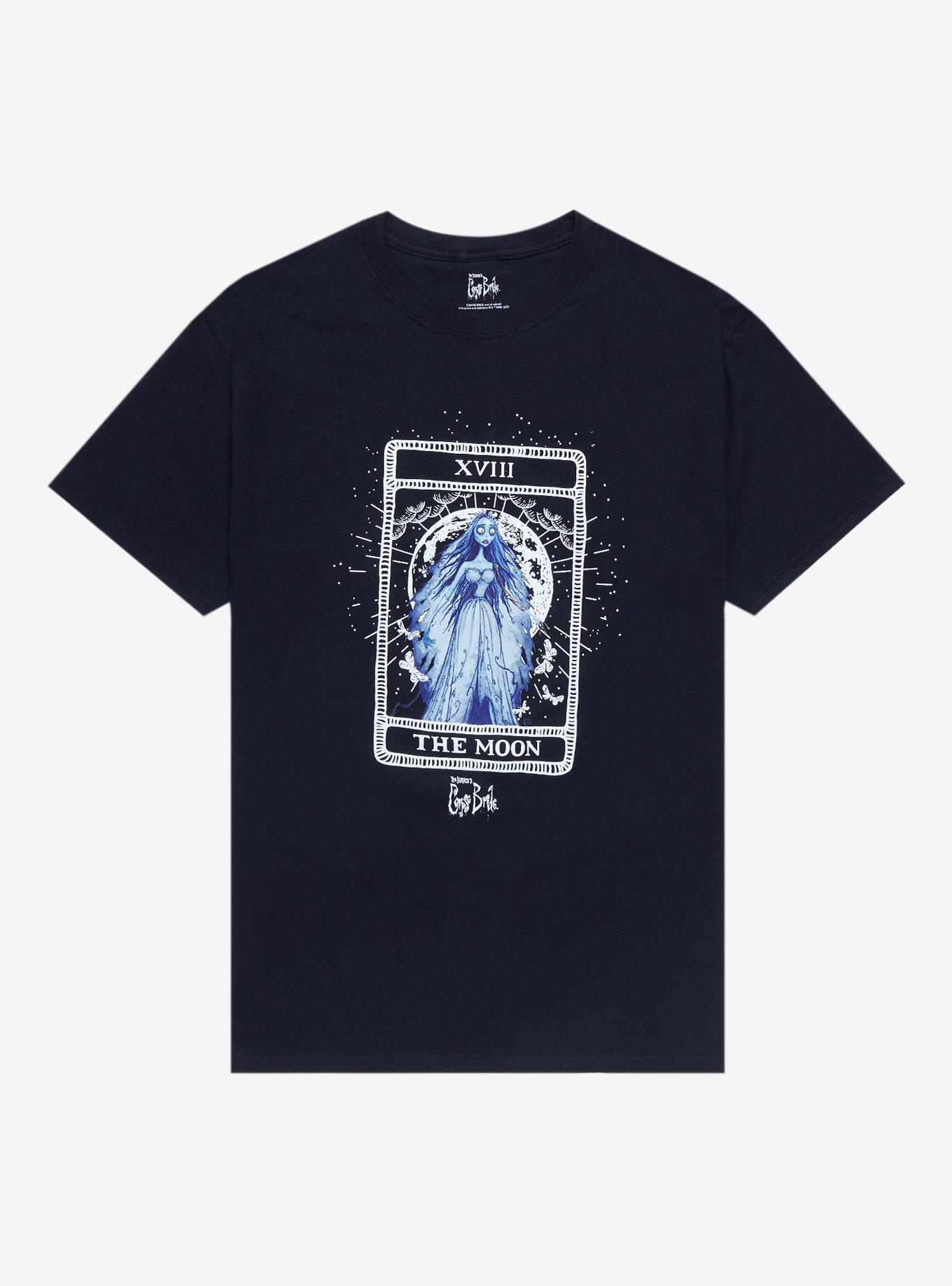 Corpse Bride Emily Moon Tarot Card T-Shirt, MULTI, hi-res
