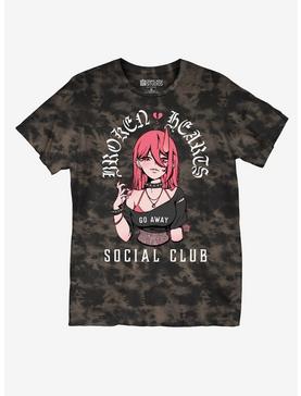 Broken Hearts Social Club T-Shirt By Square Apple Studios, , hi-res