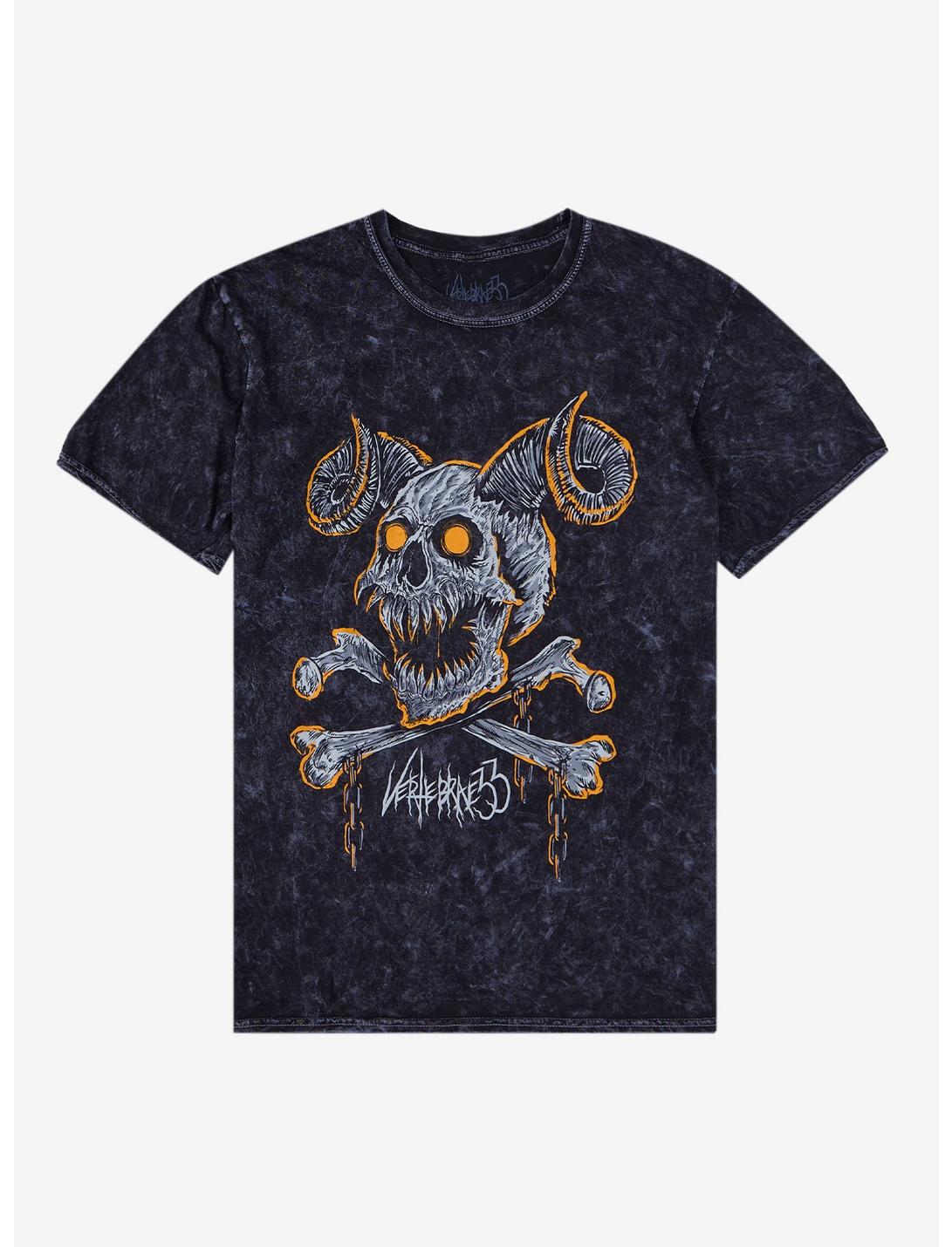 Horned Demon T-Shirt By Vertebrae33, MULTI, hi-res