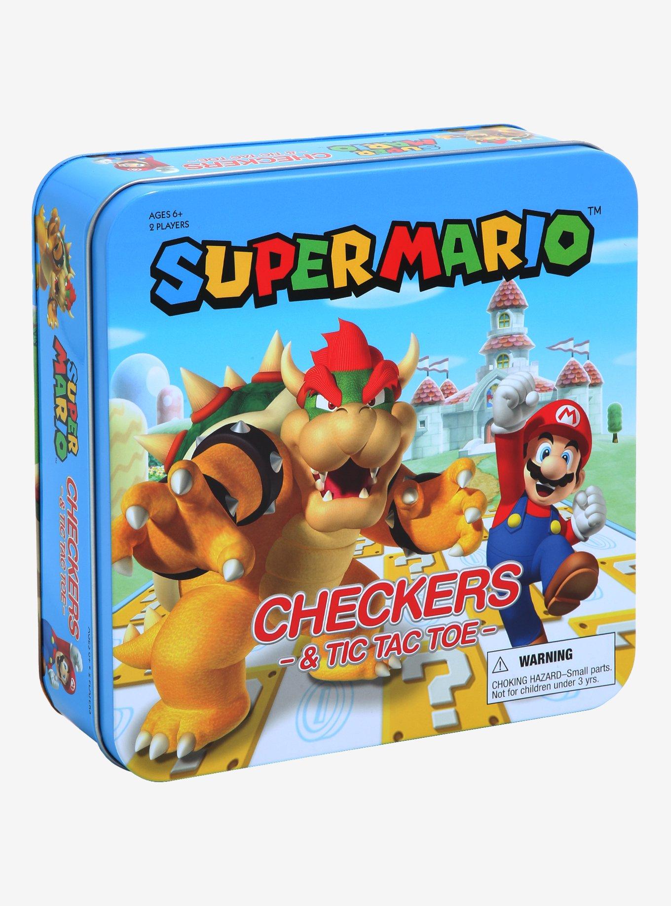 Nintendo Super Mario Checkers & Tic Tac Toe Set, , hi-res