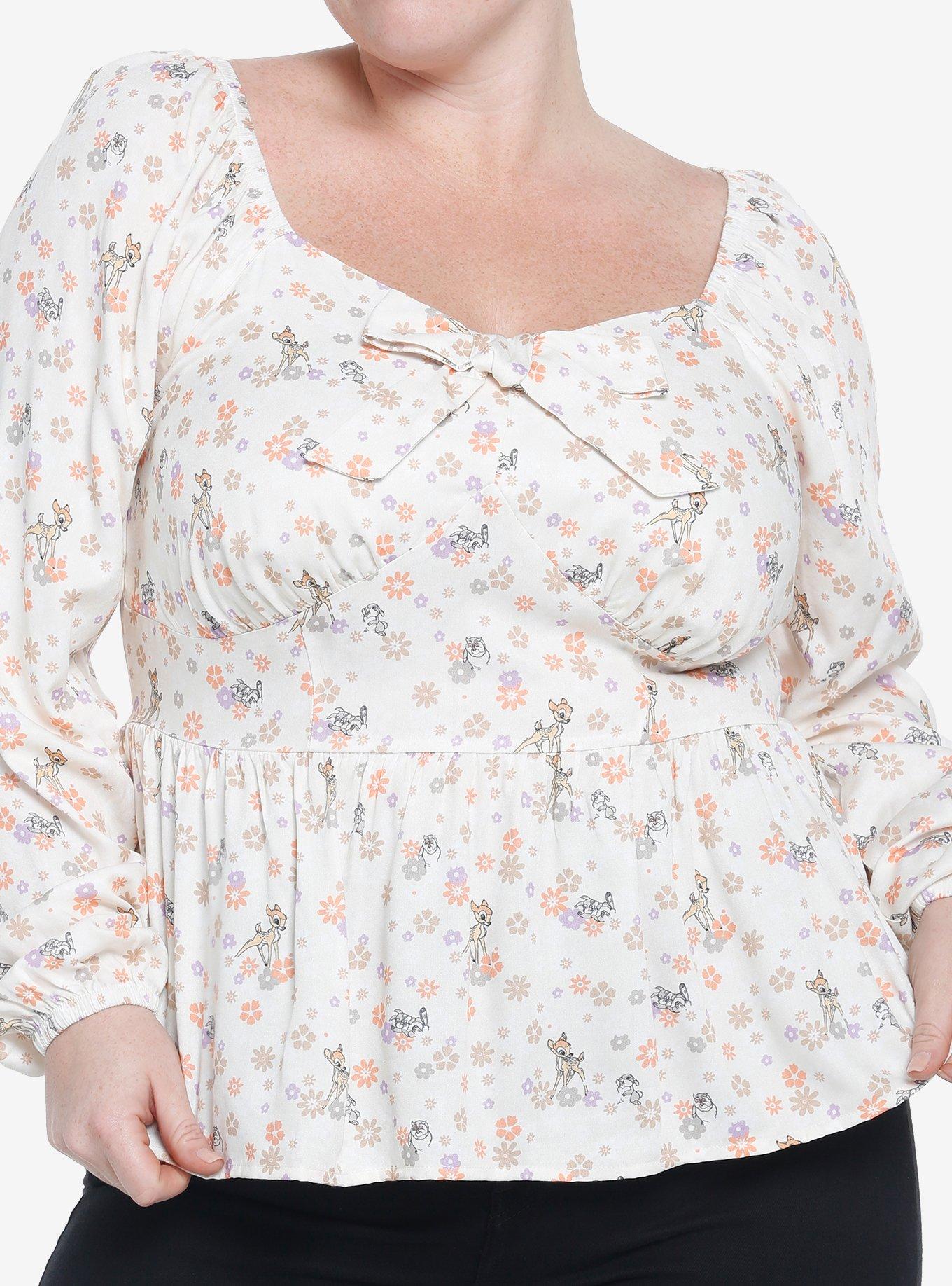 Her Universe Disney Bambi Peplum Top Plus Size, , hi-res