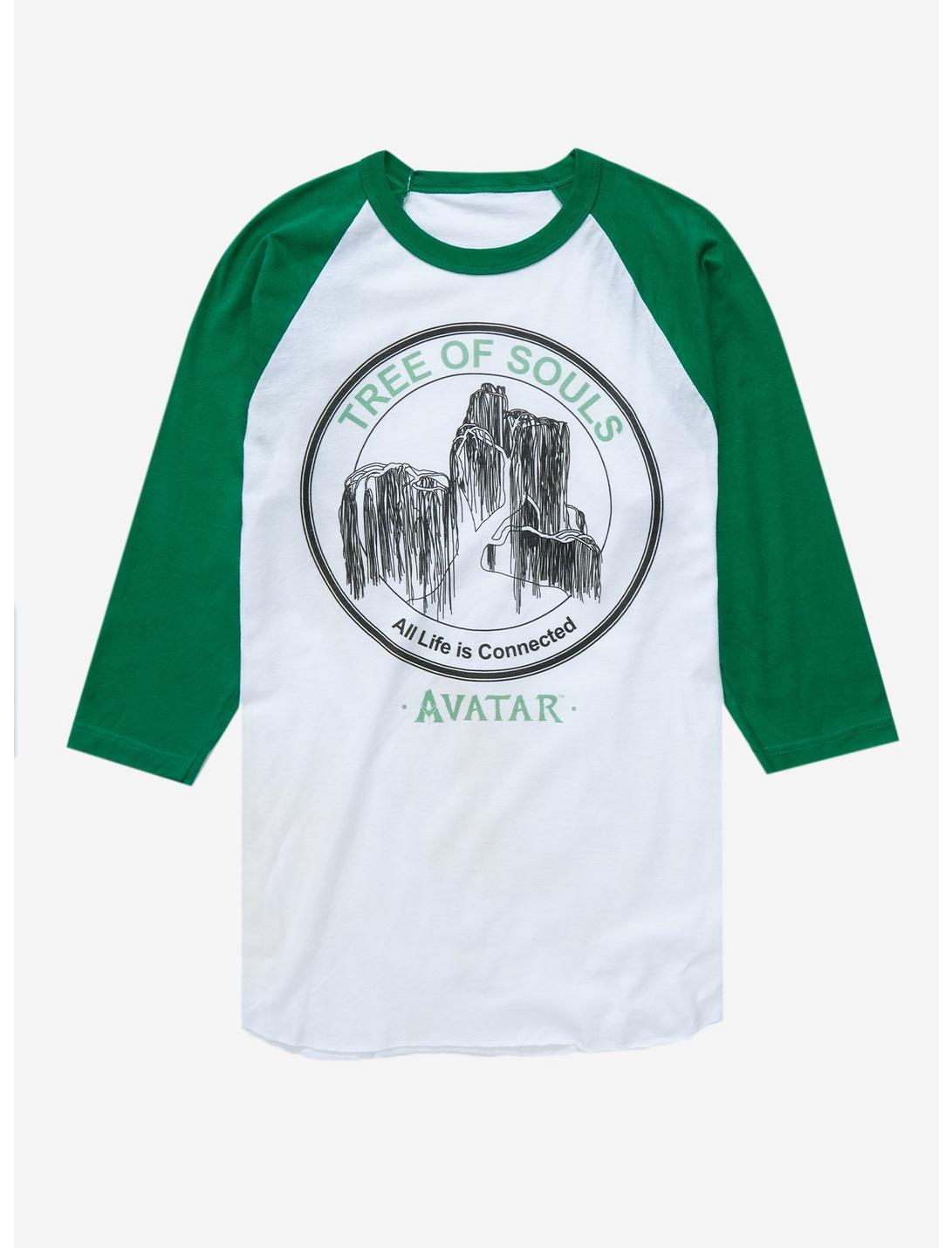 Avatar Tree of Souls Raglan T-Shirt - BoxLunch Exclusive, PURPLE, hi-res