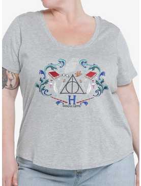Her Universe Harry Potter The Deathly Hallows Scoop Neck Top Plus Size, , hi-res