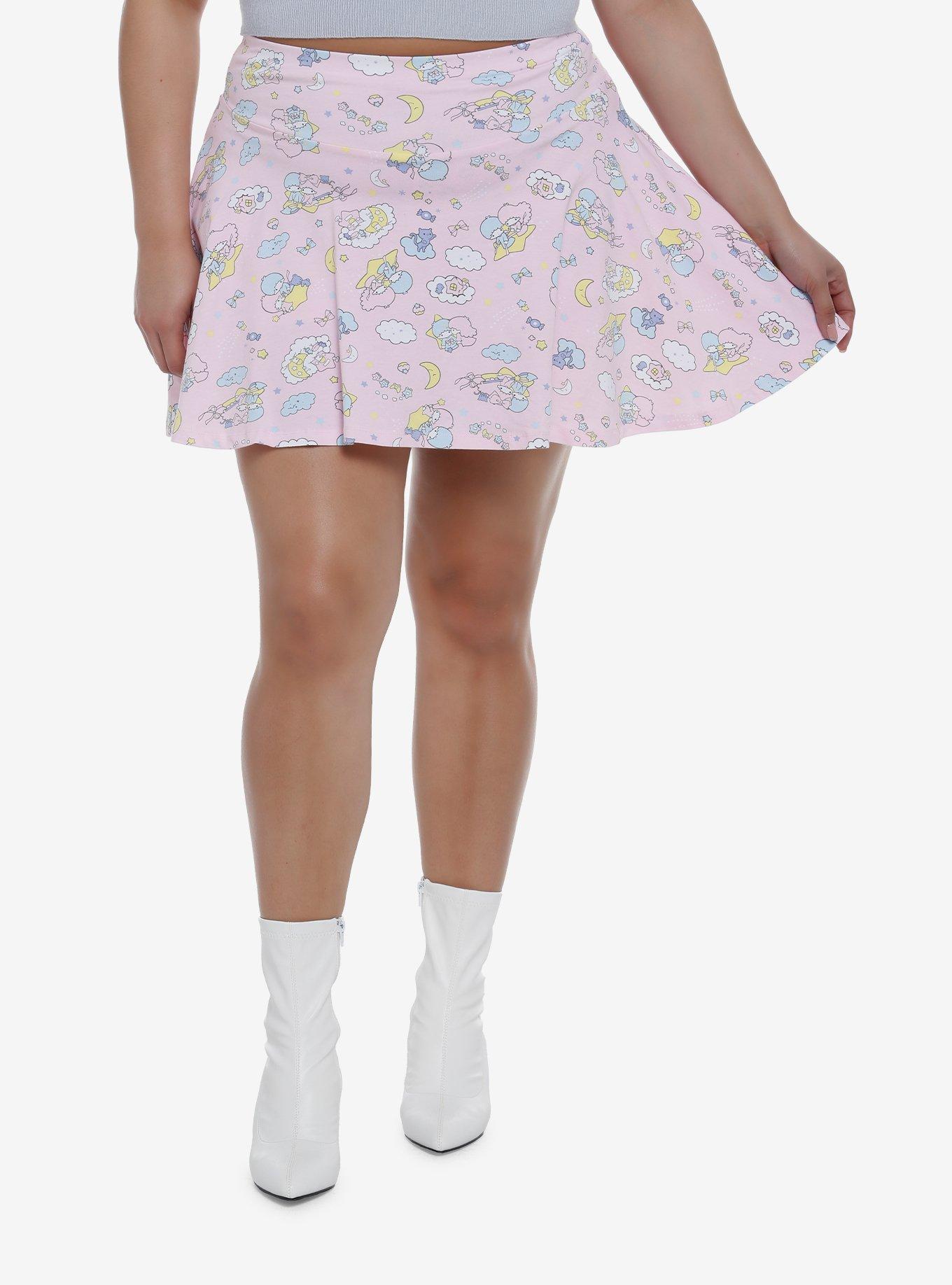Little Twin Stars Pastel Celestial Skort Plus Size, MULTI, hi-res