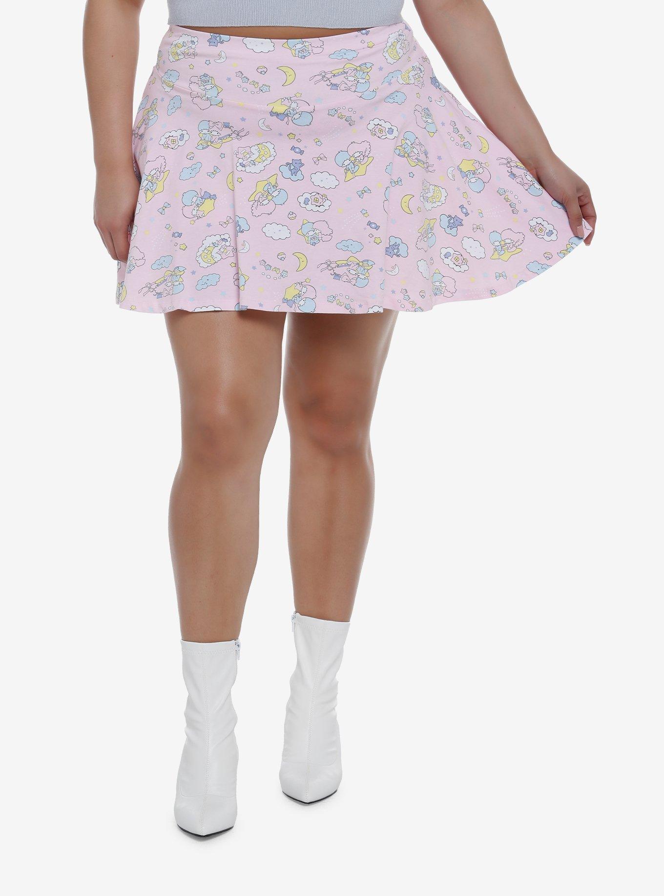 Little Twin Stars Pastel Celestial Skort Plus Size | Hot Topic