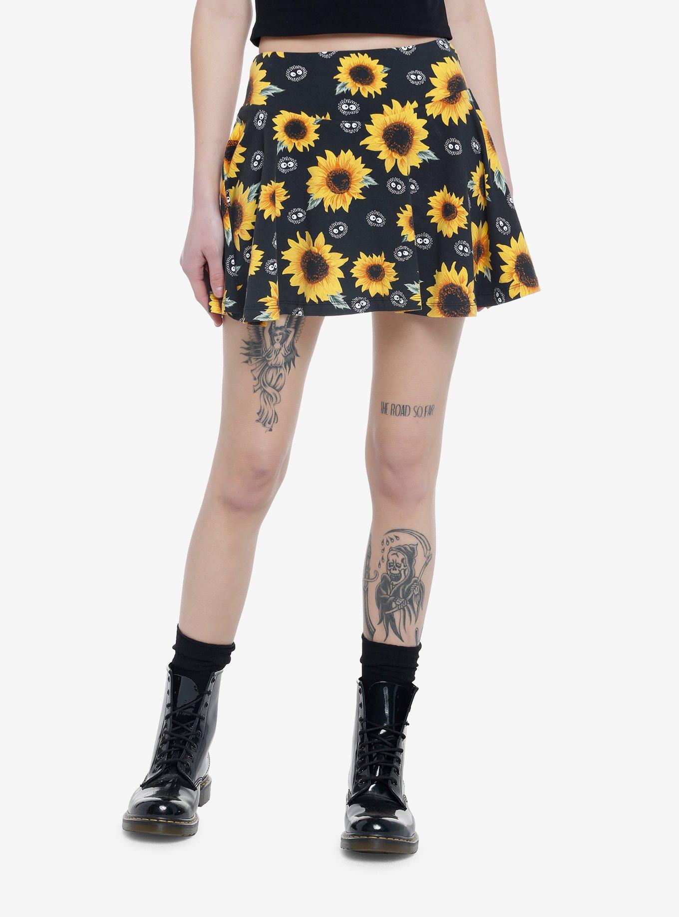 Studio Ghibli My Neighbor Totoro Soot Sprites Sunflower Skort, MULTI, hi-res