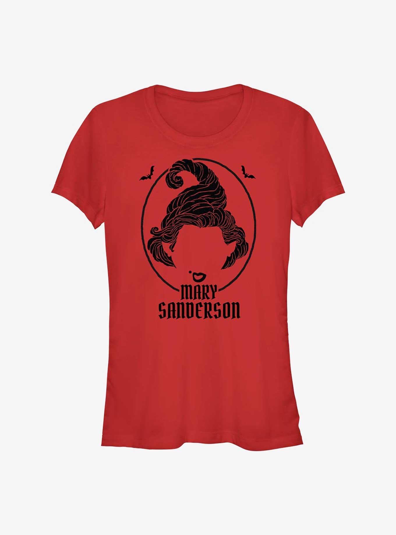 Disney Hocus Pocus Mary Sanderson Hair Girls T-Shirt, RED, hi-res