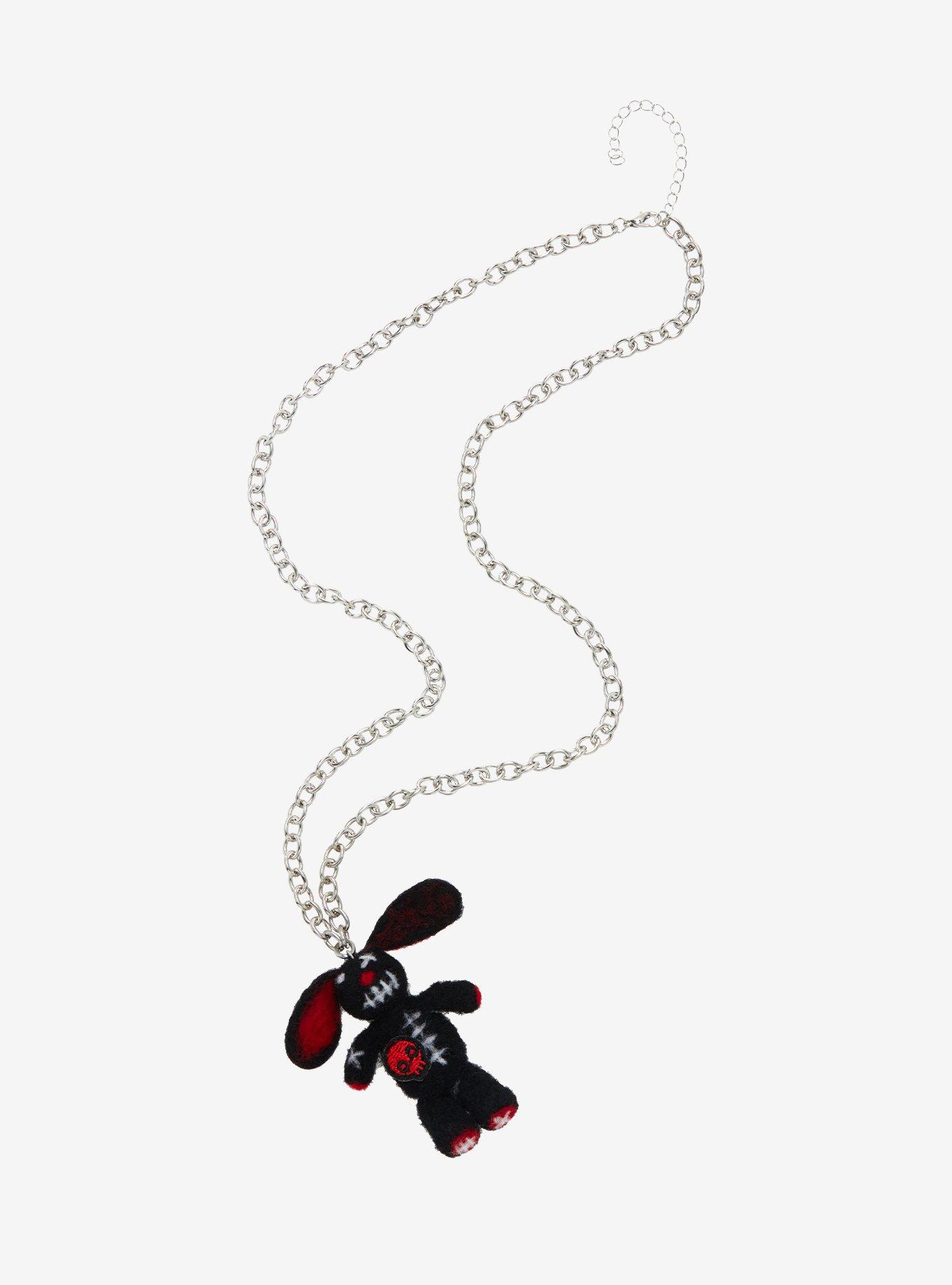 Dead Bunny Plush Necklace, , hi-res
