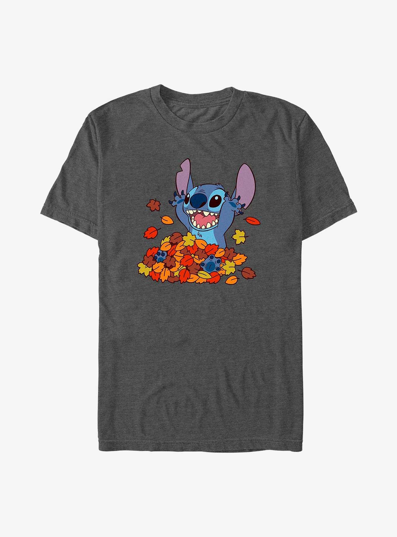 Disney Lilo & Stitch Leaf Pile T-Shirt, , hi-res