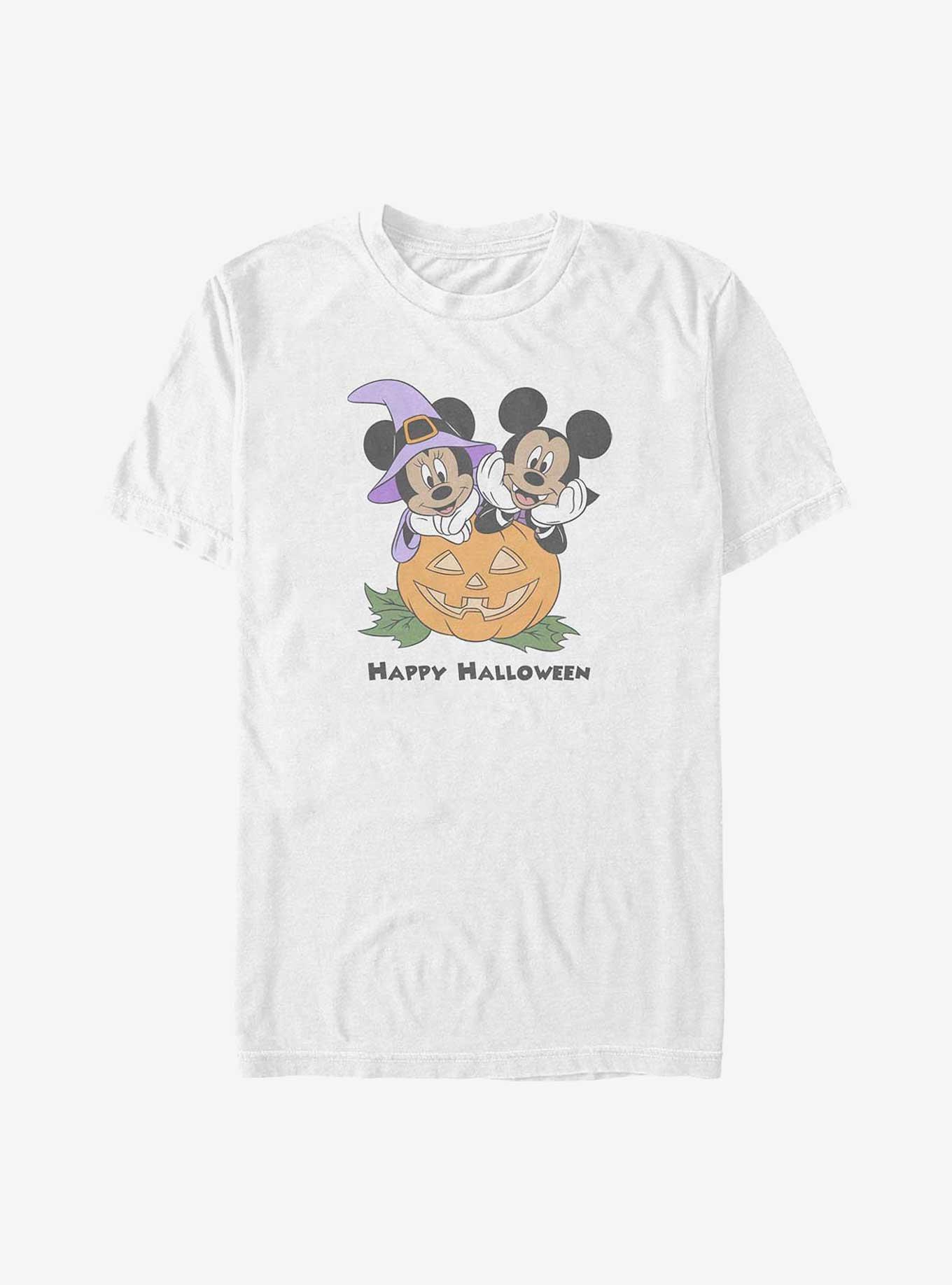 Disney Mickey Mouse & Minnie Mouse Pumpkin T-Shirt, , hi-res