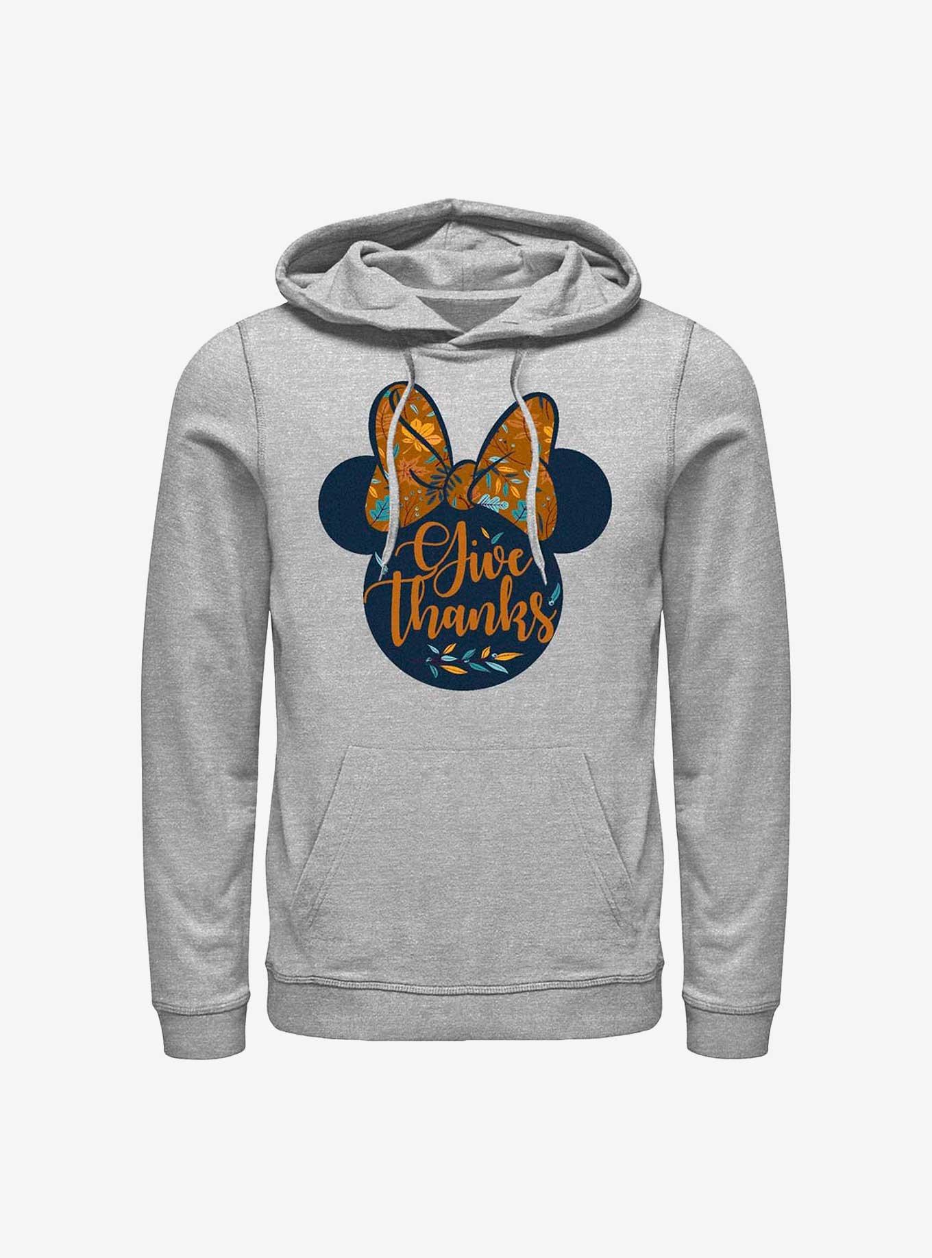Disney Minnie Mouse Give Thanks Hoodie, ATH HTR, hi-res