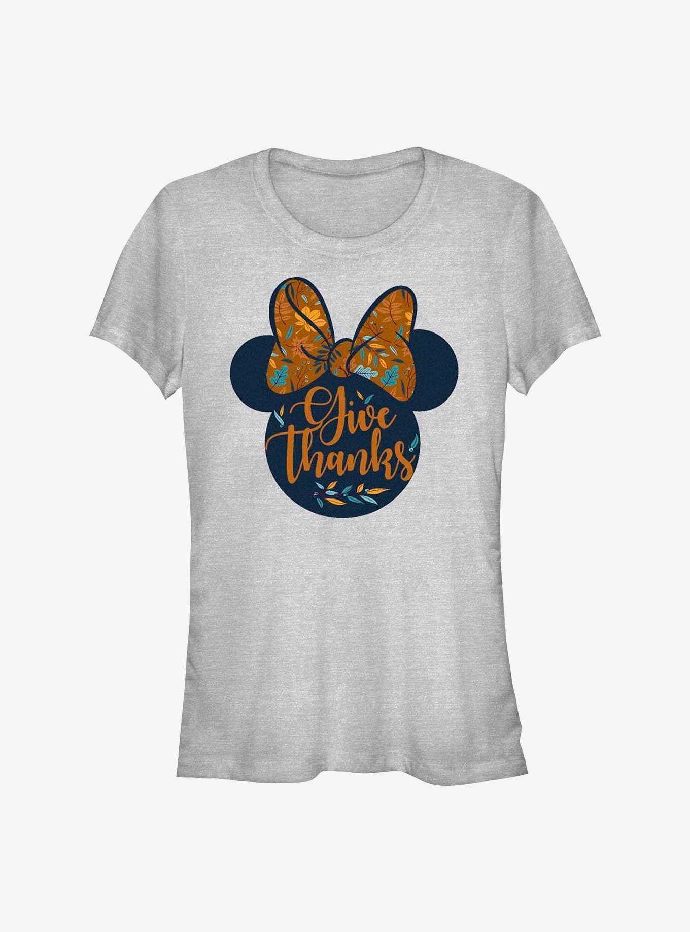 Disney Minnie Mouse Give Thanks Girls T-Shirt, , hi-res