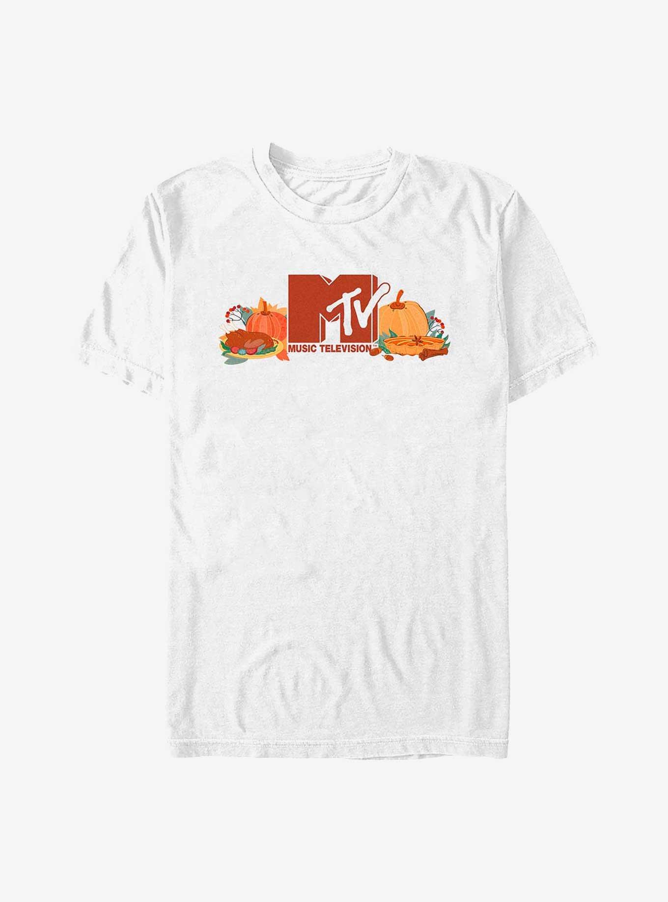 MTV Thanksgiving Dinner T-Shirt, WHITE, hi-res