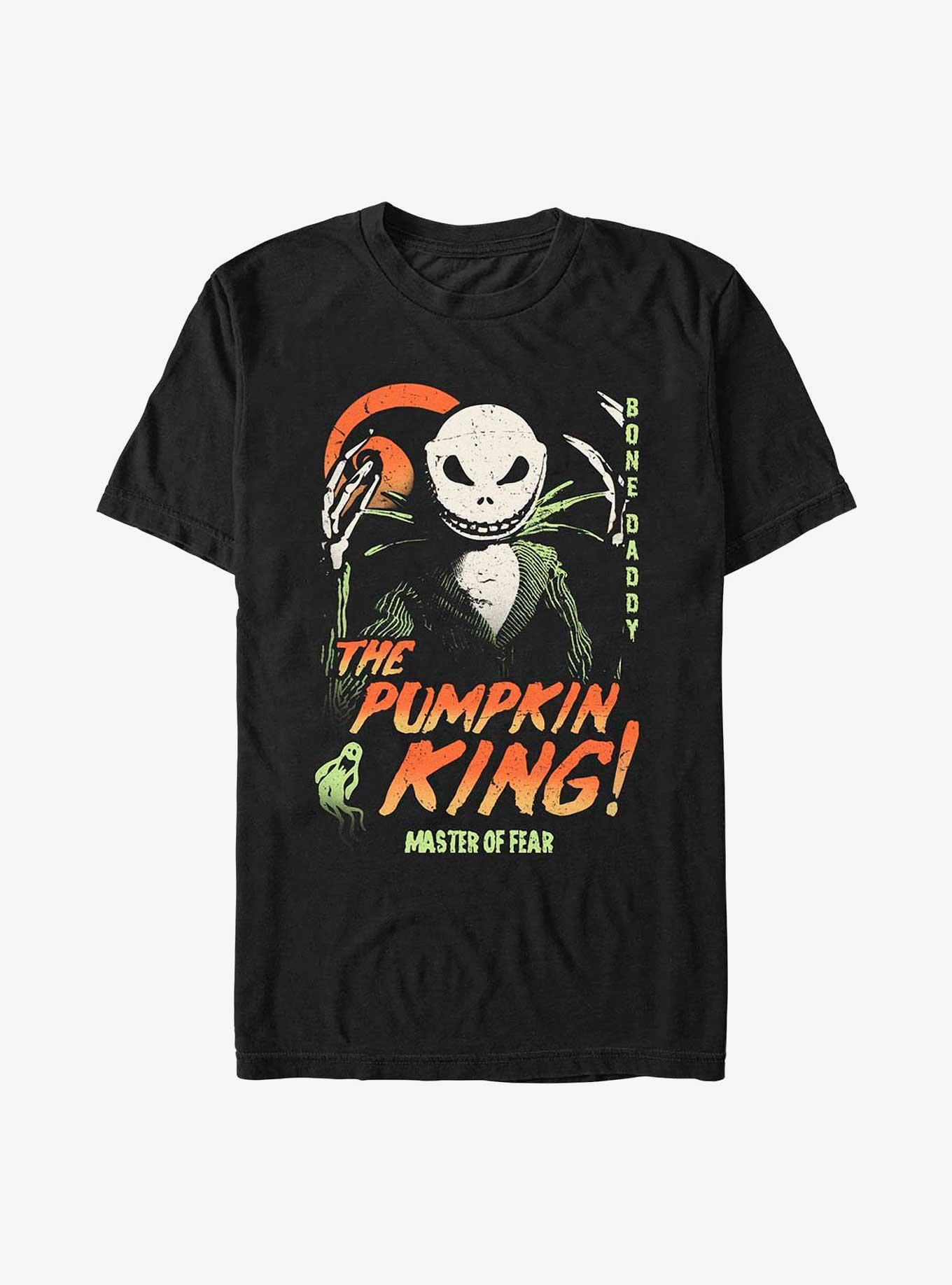 Disney The Nightmare Before Christmas Jack The Pumpkin King T-Shirt, BLACK, hi-res