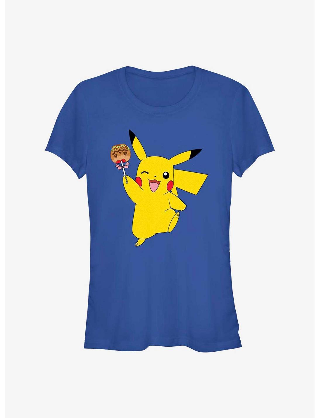Pokemon Caramel Apple Pikachu Girls T-Shirt, ROYAL, hi-res
