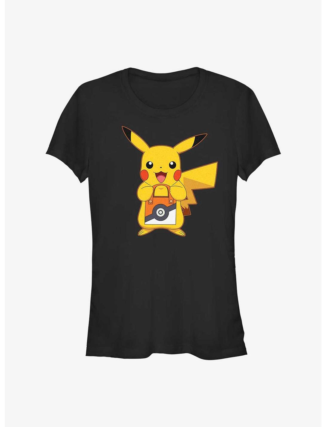 Pokemon Pikachu Treat Girls T-Shirt, BLACK, hi-res