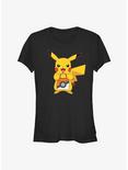 Pokemon Pikachu Treat Girls T-Shirt, BLACK, hi-res