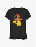 Pokemon Pikachu Witch Girls T-Shirt, BLACK, hi-res