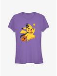 Pokemon Pikachu Wizard Girls T-Shirt, PURPLE, hi-res