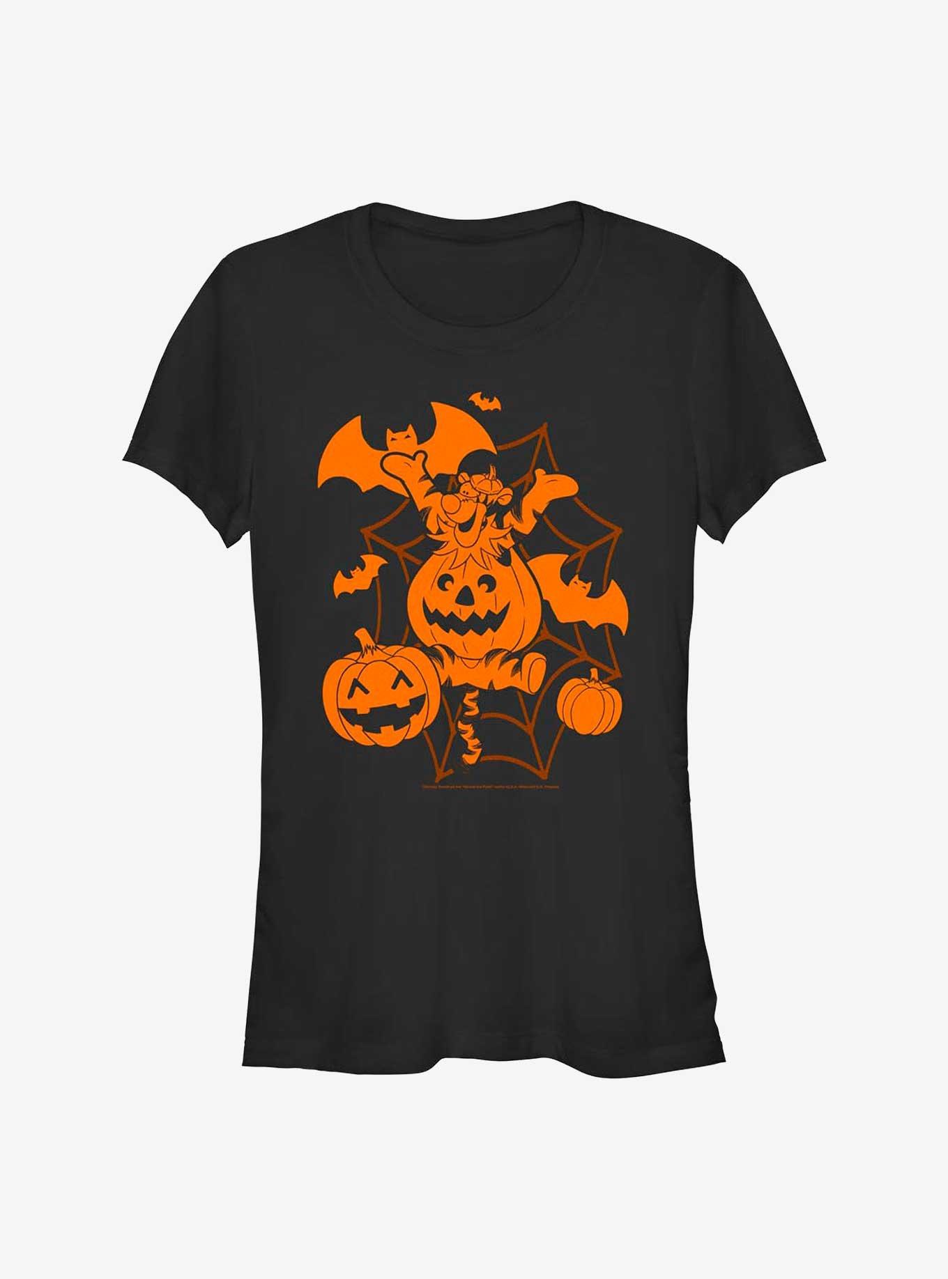 Disney Winnie The Pooh Tigger Halloween Girls T-Shirt, BLACK, hi-res