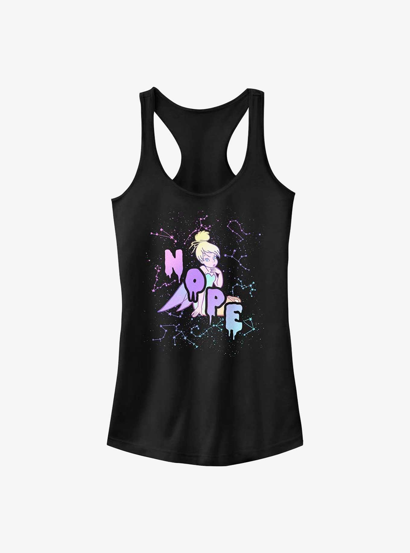 Disney Tinker Bell Tink Says Nope Girls Tank, BLACK, hi-res